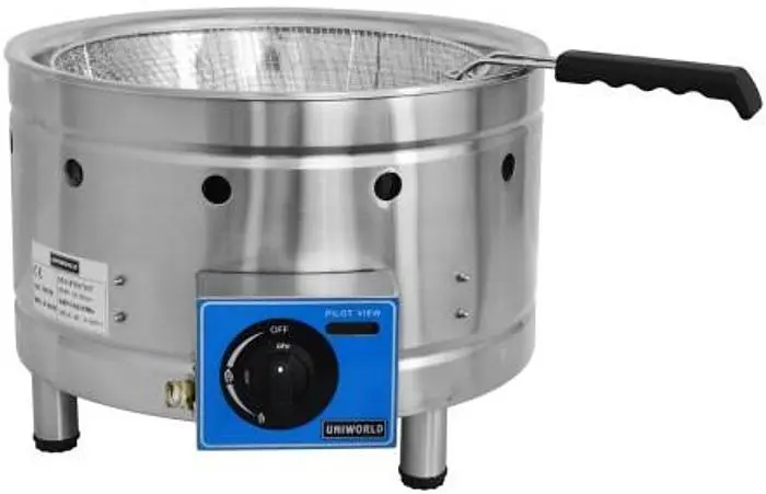 Round counter tjop propane fryer