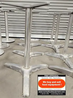 USED TABLE BASE COMPANY CROSS BASE
