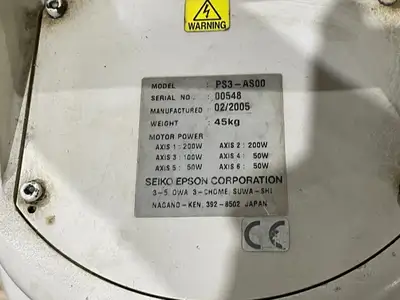 Used Seiko Epson PS3-AS00, RC520DU6/CE Robots Michigan US | Maverick Industrial Sales #1396973