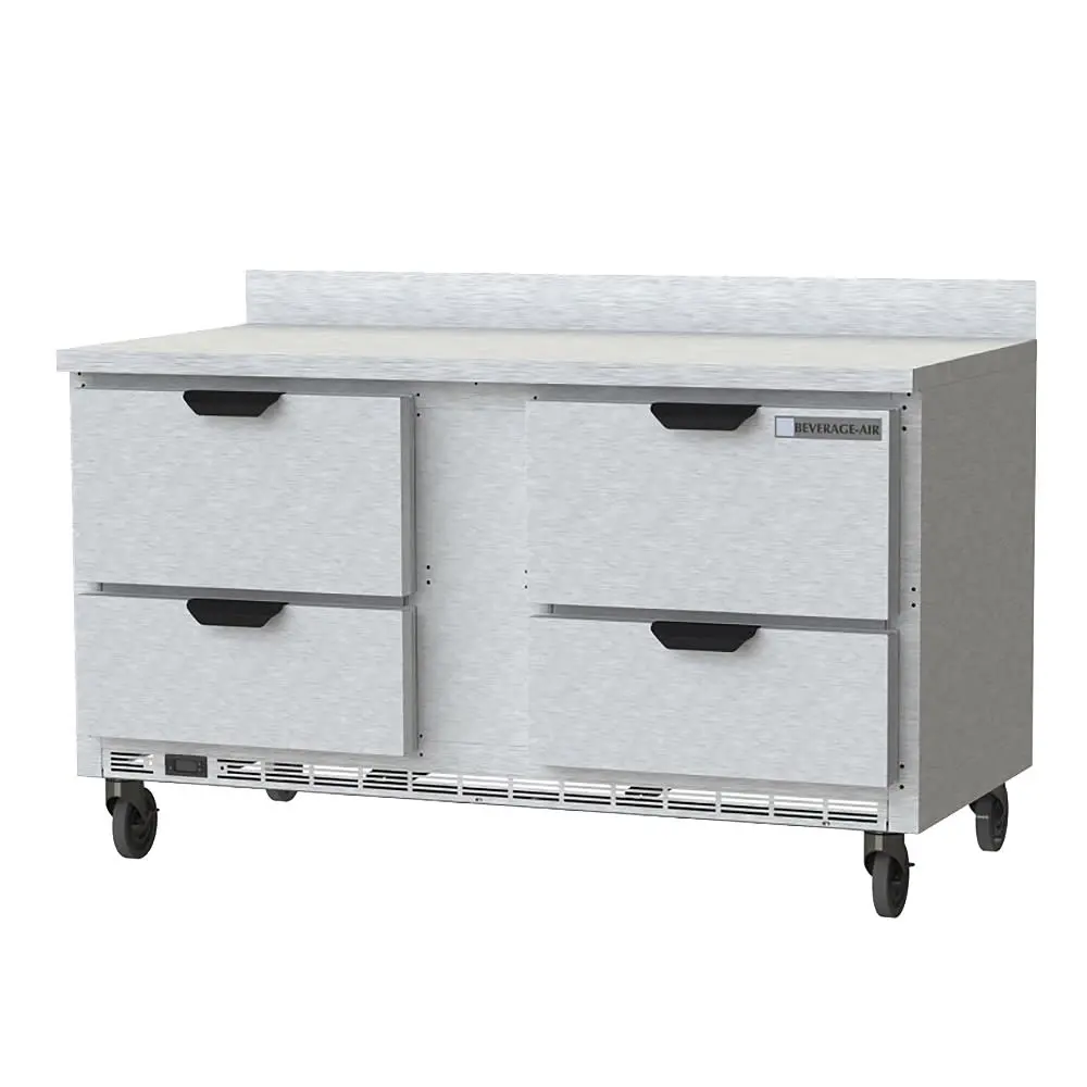 Beverage-Air WTFD60AHC-4-FIP 60" W Worktop Freezer W/ (2) Section & (4) Drawers, 115v
