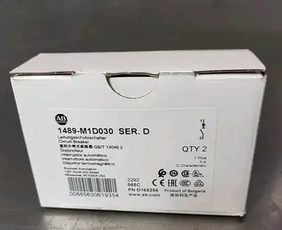 Allen Bradley 1489-M1D030 ser D breaker Loc4B2