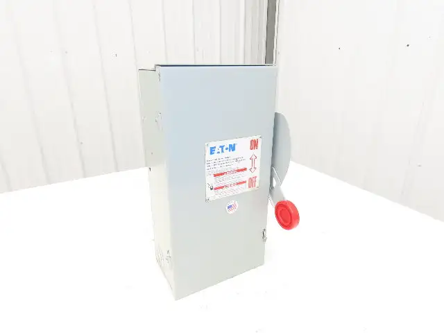 Eaton DH362URK Safety Disconnect Switch 60A 600V Non-Fusible 3 Pole 3R Enclosure