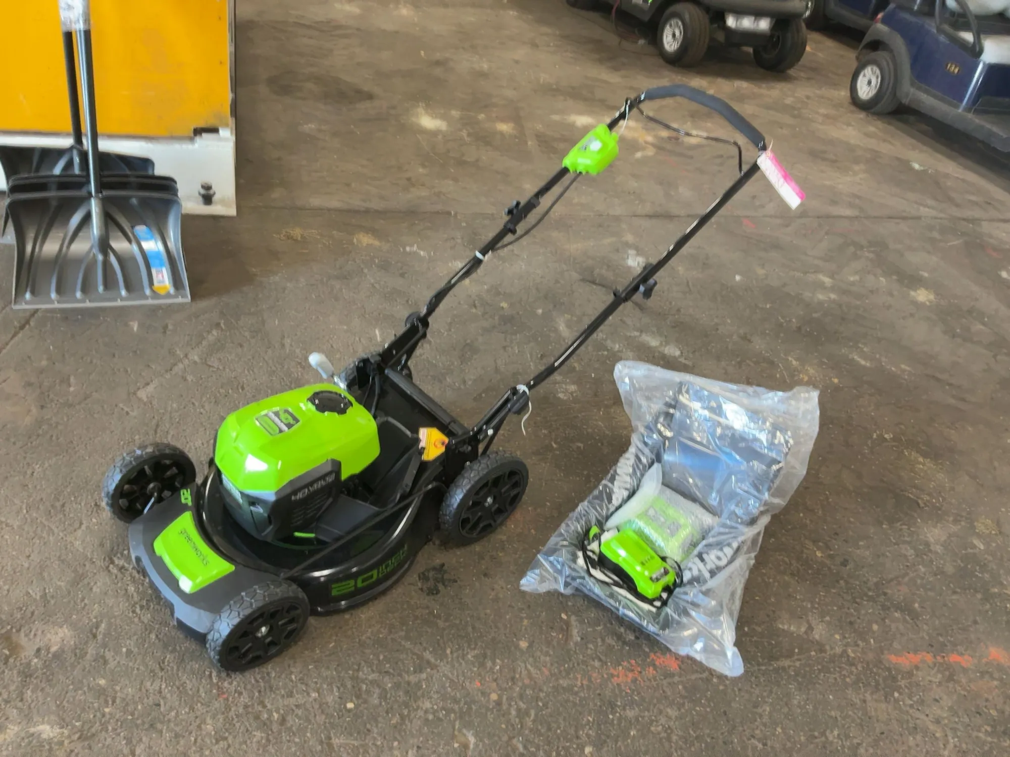 Used GREENWORKS 20" 40 VOLT Mowers Michigan US | Miedema Asset Management Group #1324249