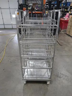 (2) SS Parts Carts