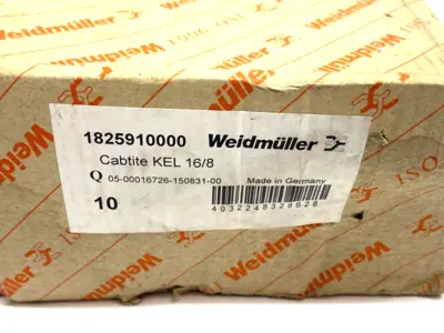 USED WEIDMÜLLER CABTITE CABLE FRAME INLET GROMMETS KEL 16/8