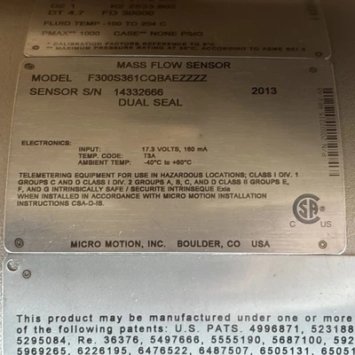 New | in-Stock Emerson F300S361CQBAEZZZZ Meters - Misc Indiana US | J&J Industrial Supply #1421864