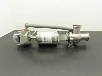 SPX Waukesha W6100046 Sanitary Shut-Off Valve 2" Tri-Clamp w/StoneL Prism Sensor
