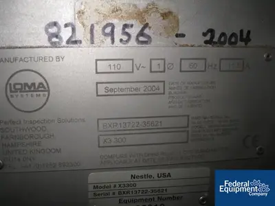 USED Loma Loma X-Ray Unit, Type X3-300