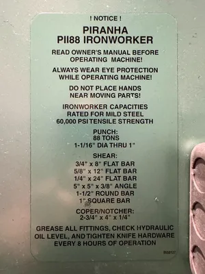 2000 PIRANHA PII-88 Ironworkers | GMT (17)