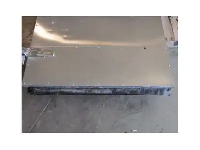 Stainless Steel Freezer Door for 76 1/2x35 1/2" Opening