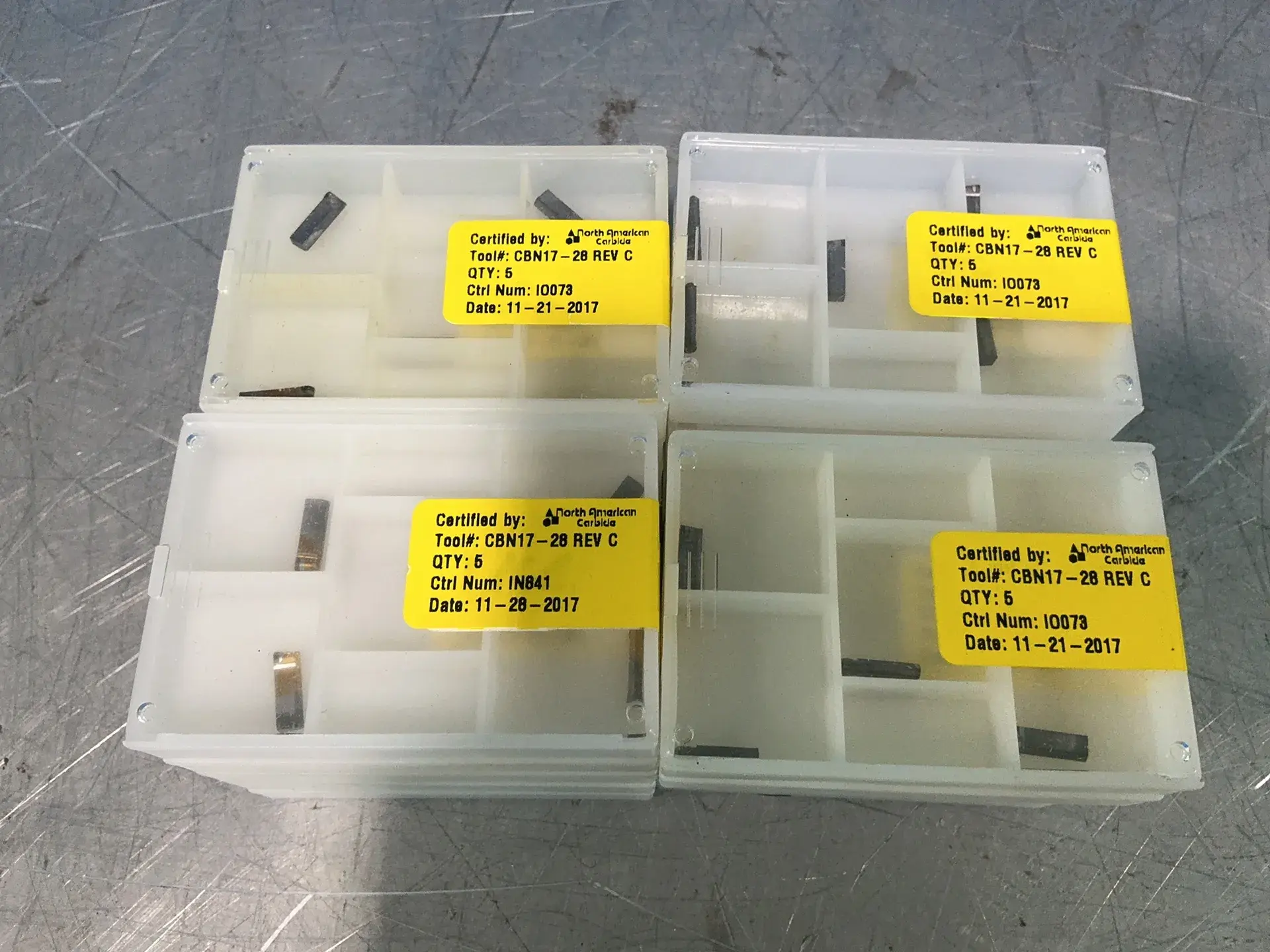 New | in-Stock 2017 NORTH AMERICAN CARBIDE CBN1728 Tooling & Accessories (Other) Ohio US | HGR 24 #1343850