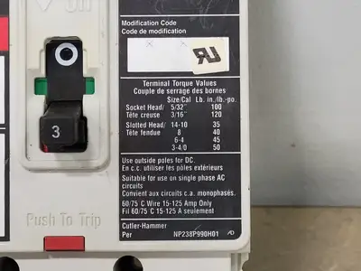 USED CUTLER-HAMMER HMCP003A0C