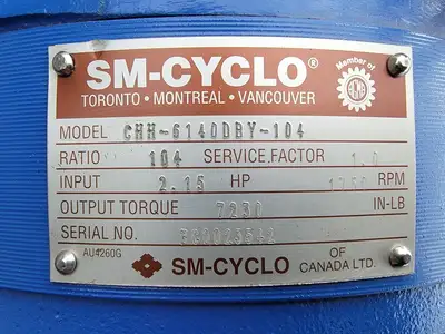 New | in-Stock SUMITOMO CHH-6140DBY-104 Gearboxes British Columbia CA | Lenmark #268571
