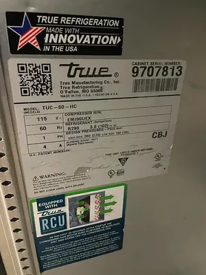 USED TRUE TUC-60-HC