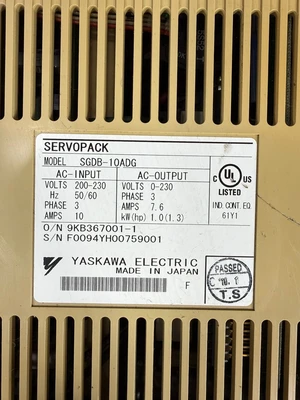 Yaskawa SGDB-10ADG Servopack Pack (2.5.3)