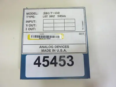 USED ANALOG DEVICES 3B17-02