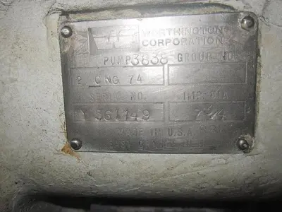 USED WORTHINGTON 2 CNG 74