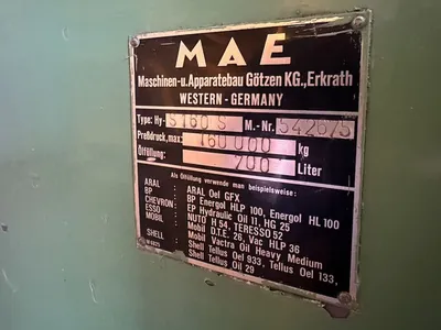 MAE 150 Tonne Hydraulic Press Press Brakes | Charter Auctions (18)