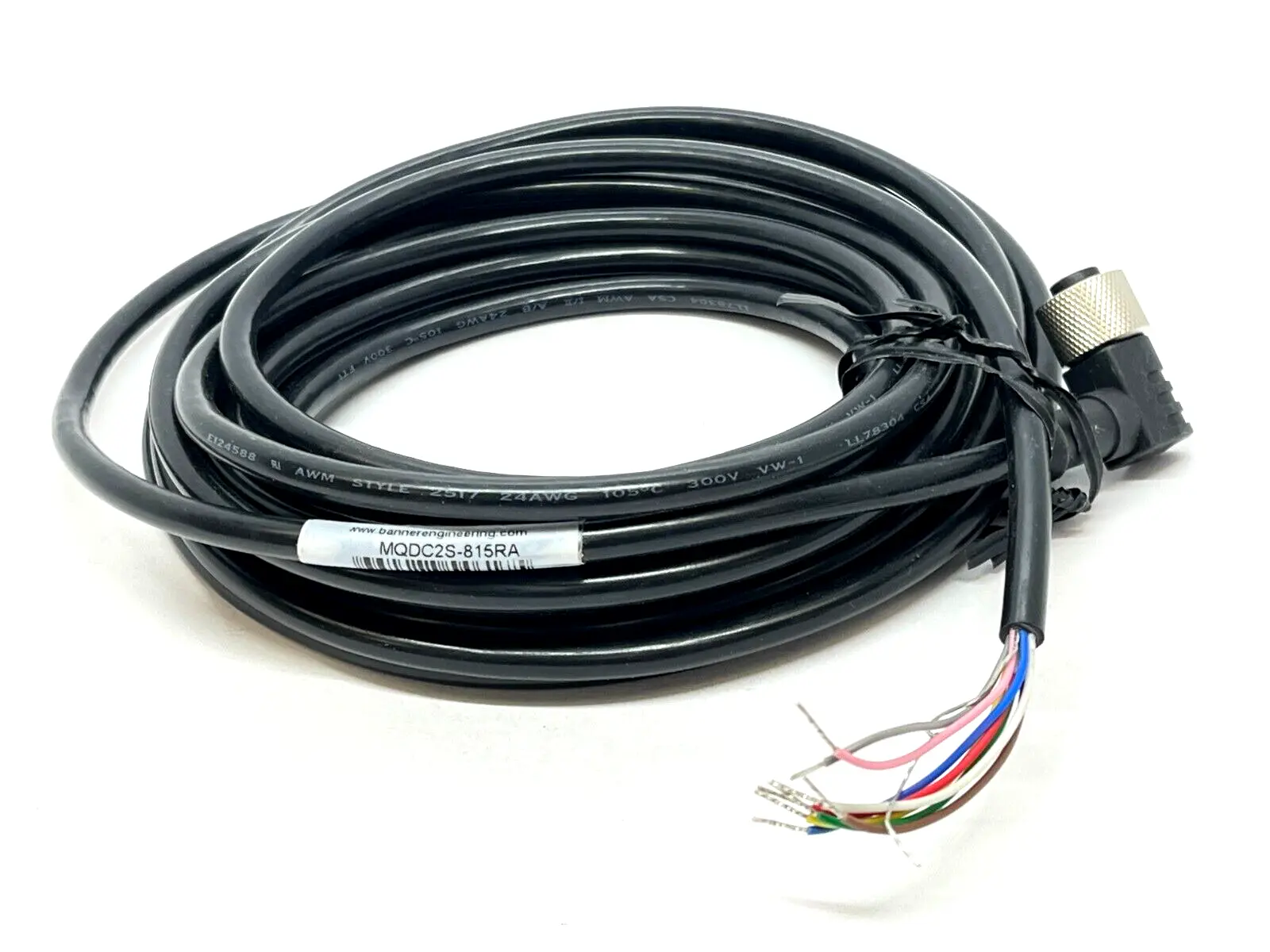 New | in-Stock Banner Engineering Single Ended Cordset M12 8-Pin Right Angle Female 5m 54617 Cable & Wire Michigan US | Maverick Industrial Sales #1392250