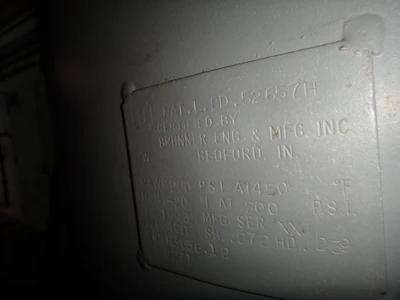 400 Gallon Air Receiving Tanks