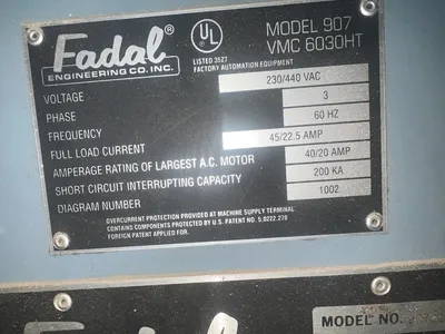 1994 FADAL 6030 Vertical Machining Centers | Universal Press & Machinery (UPM) (7)