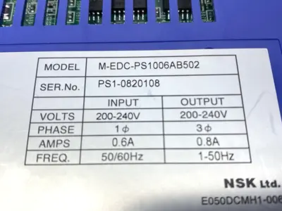 USED NSK SERVO DRIVE 200VAC