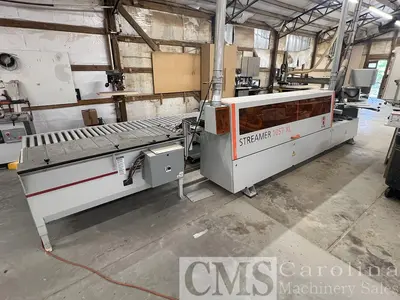 USED 2018 HOLZ-HER STREAMER 1057XL EDGEBANDER WITH DOUCET RETURN