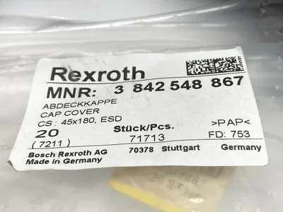 NEW REXROTH 45/180 BLACK CAP