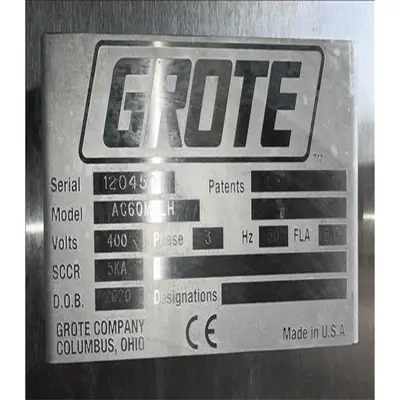 Used Grote _UNKNOWN_ Slicers / Dicers / Cutters | ISCA #1299025