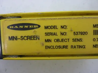 USED BANNER ENGINEERING MSE3624Y
