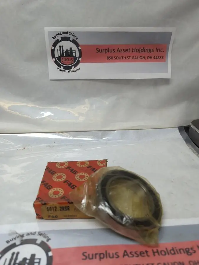New | in-Stock FAG 6012-2RSR Bearings | Surplus Asset Holdings #1191210
