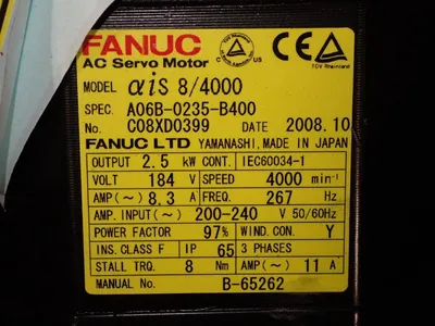 NEW 2008 FANUC A06B0235B400