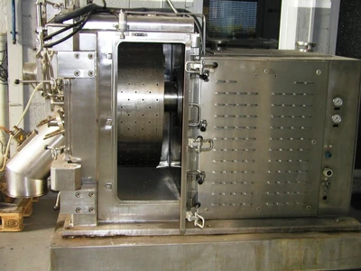 Ferrum HSZ-Ph 1000/500 peeler centrifuge, Hastelloy C-22.