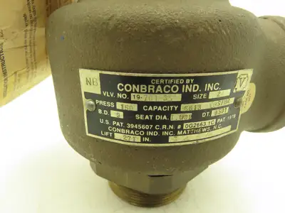 Conbraco 19-701-35 Bronze Safety Relief Valve 2"x 2" NPT 150psi Steam