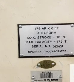 2002 CINCINNATI-INC 175AFX6FT Brakes (Press Brakes) | Mohawk Machinery (8)