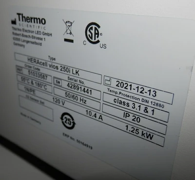 Used THERMO _UNKNOWN_ Incubators California US | Biotech Equipment Sales #1464465
