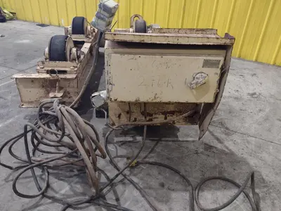 10 TON 20,000 LB RANSOME MODEL #WRD10 TANK TURNING ROLLS, 1 DRIVE & 1 IDLER ROLL: YOBRO #25073