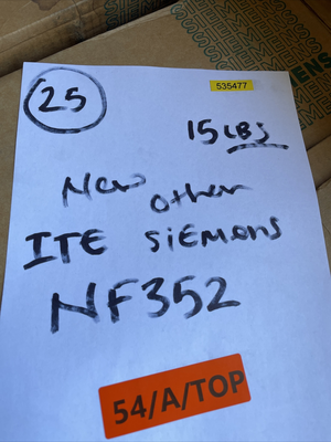 New | in-Stock Siemens NF-352 Switchgears California US | Davliegogo LLC #1705819