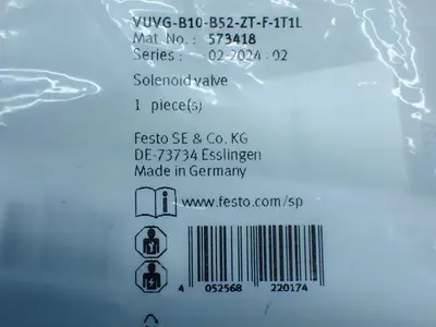 NEW FESTO VUVGB10B52ZTF1T1L