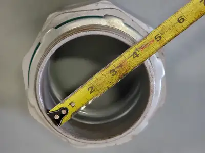 4" Liquid Tight Straight Connector