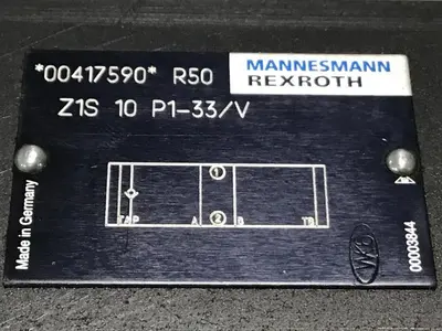 USED MANNESMANN REXROTH Z1S 10 P1-33/V