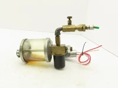 Lube Devices 727-1 Machine Oiler Lubricator 120V Solenoid 40PSI 12oz Reservoir