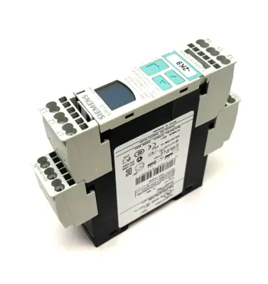 USED SIEMENS DIGITAL MONITORING RELAY 12-POL FOR 3-PHASE