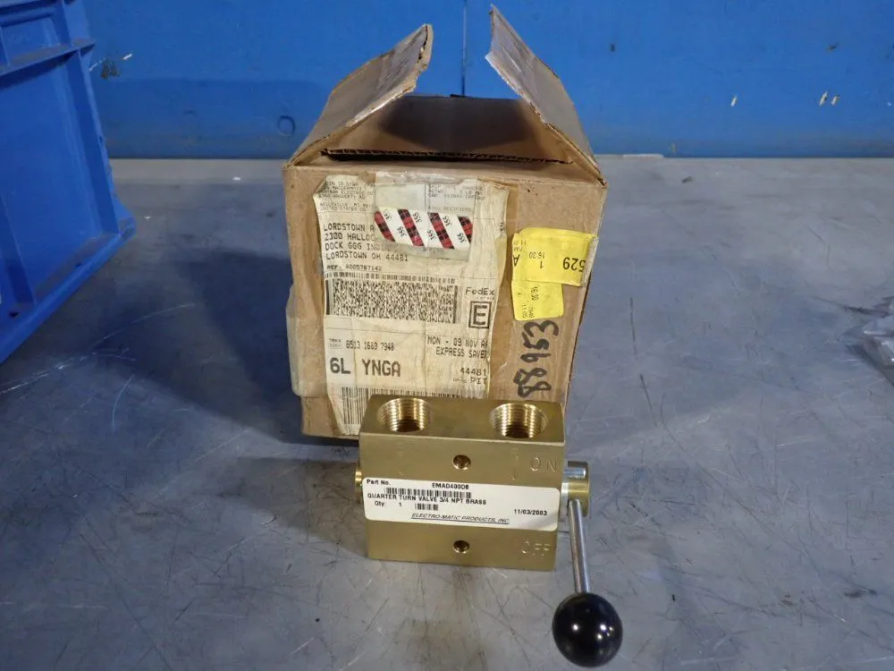 New | in-Stock 2003 ELECTROMATIC EMAD400D6 Pumps Ohio US | HGR 24 #776395