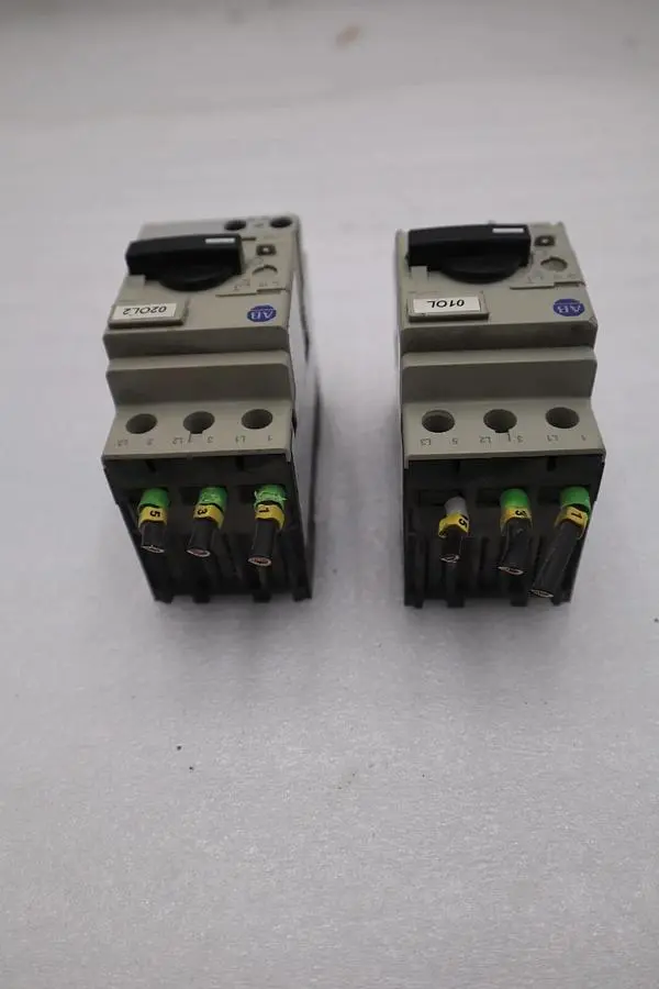 ALLEN BRADLEY 140M-D8N-C10 / 140MD8NC10 (USED) LOT OF TWO UNITS STOCK K-435-A