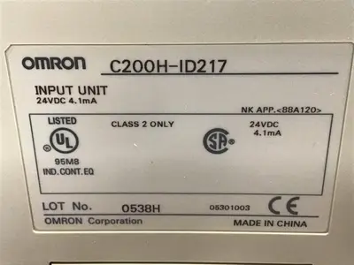 USED OMRON C200H-ID217