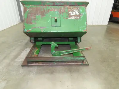 Roura Self Dumping Hopper 1/3 Yard Forklift Steel Dumpster 40x48x24"