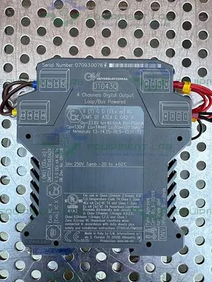 USED GM INTERNATIONAL D1043Q 4 CHANNELS DIGITAL OUTPUT LOOP / BUS POWERED
