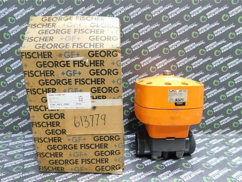 2" George Fischer 199.021.952 PVC Pneumatic Diaphragm Valve Used