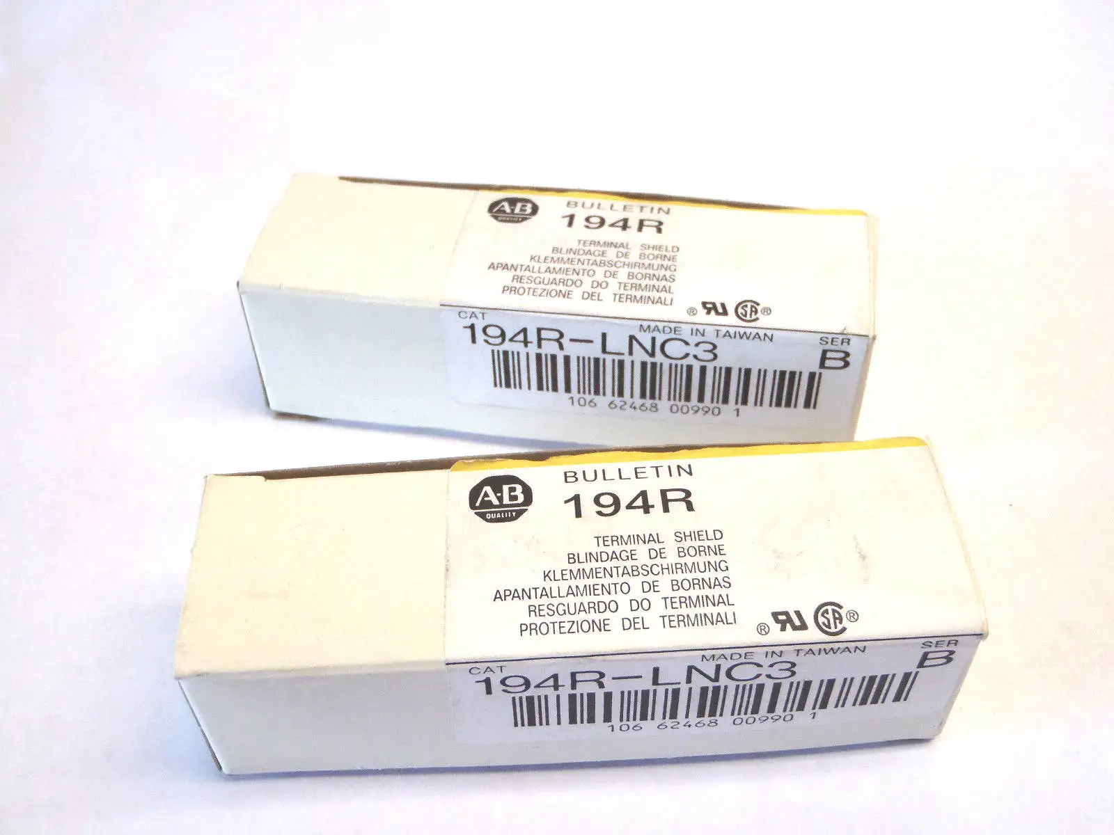 194R-LNC3 | Allen Bradley  Ser. B Terminal Shield LOT OF 2 - New